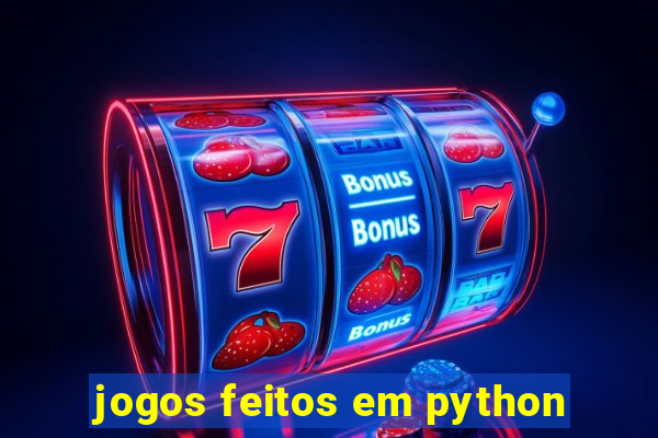 jogos feitos em python